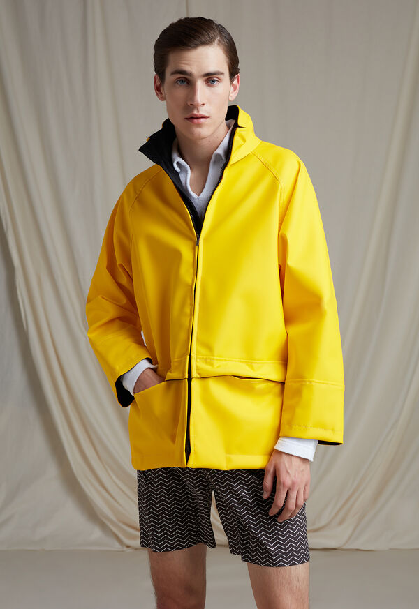 Paul Stuart Yellow Raincoat Look, image 1